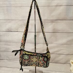 Vera Bradley Sierra Print Crossbody with Organizer Pocket and Adjustable Strap